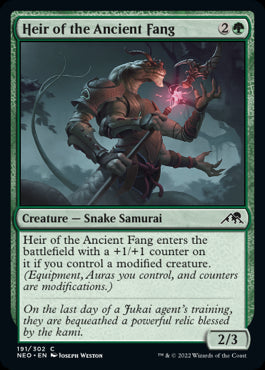 Heir of the Ancient Fang - NEO 191 Non-Foil