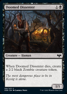 Doomed Dissenter #106 MTG Crimson Vow Single