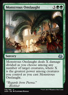 Monstrous Onslaught MTG Aether Revolt #116