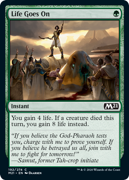 Life Goes On #192 MTG Core 2021 Single
