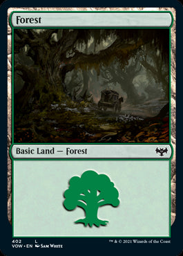 Basic Forest #402 MTG Crimson Vow Single