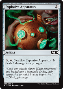 Explosive Apparatus MTG Single | Core Set 2019 #233