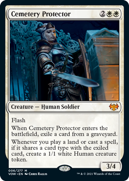 Cemetery Protector #006 MTG Crimson Vow Single