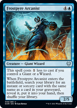 Frostpyre Arcanist #058 MTG Kaldheim Single