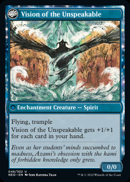 NM MTG Singles Behold the Unspeakable // Vision of the Unspeakable NEO 048