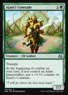 Ajani's Comrade MTG Aether Revolt #187