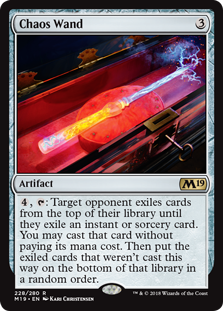 Chaos Wand MTG Single | Core Set 2019 #228