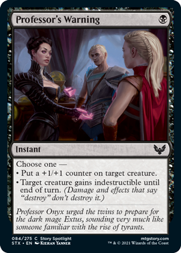Professor's Warning #084 MTG Strixhaven Single