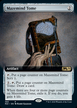 Mazemind Tome Extended Art #383 MTG Core 2021 Single