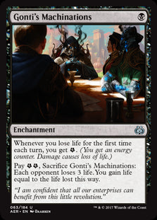 Gonti's Machinations MTG Aether Revolt #063