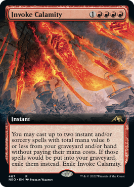 Invoke Calamity Extended Art #467 Neon Dynasty