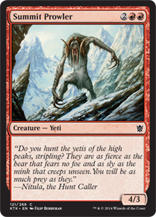 Summit Prowler #121 MTG Khans Of Tarkir Single