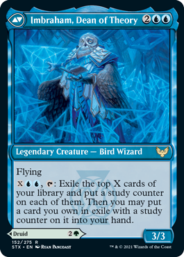 Kianne, Dean of Substance // Imbraham, Dean of Theory #152 MTG Strixhaven Single Card Back