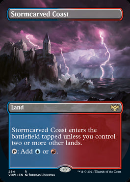 Stormcarved Coast Borderless #284 MTG Crimson Vow Single