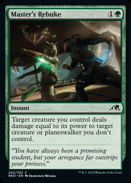 Master's Rebuke Kamigawa Neon Dynasty - 202 Non-Foil