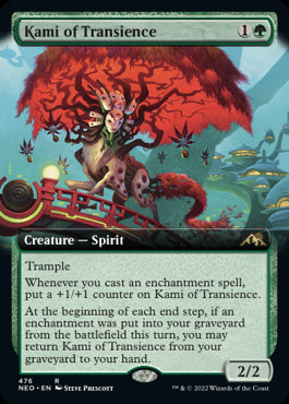 Kami of Transience Extended Art #476 Neon Dynasty