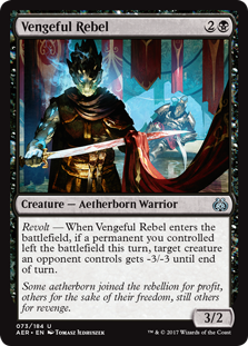 Vengeful Rebel MTG Aether Revolt #073