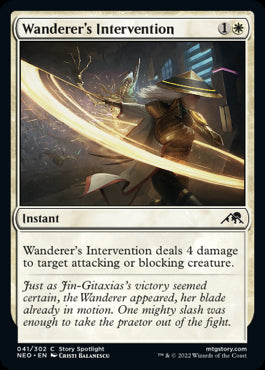 Wanderer's Intervention Kamigawa Neon Dynasty - 041 Non-Foil