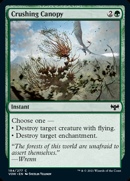 Crushing Canopy #194 MTG Crimson Vow Single