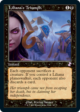 Liliana's Triumph #327 Time Spiral Remastered Retro Frame Single