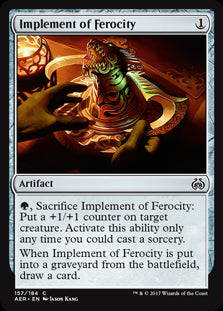 Implement of Ferocity MTG Aether Revolt #157