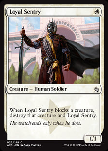 Loyal Sentry | Magic! The Gathering Masters 25 #022