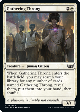 Gathering Throng Streets Of New Capenna #013
