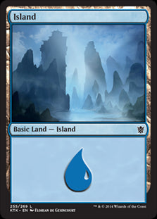 Island V.2 #255 MTG Khans Of Tarkir Single