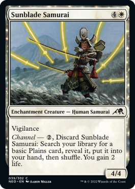 Sunblade Samurai Kamigawa Neon Dynasty - 039 Non-Foil