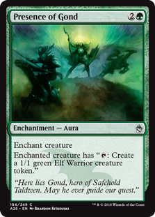 Presence of Gond | Magic! The Gathering Masters 25 #184