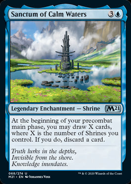 Sanctum of Calm Waters #068 MTG Core 2021 Single