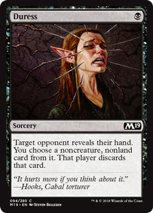 Duress MTG Single | Core Set 2019 #094