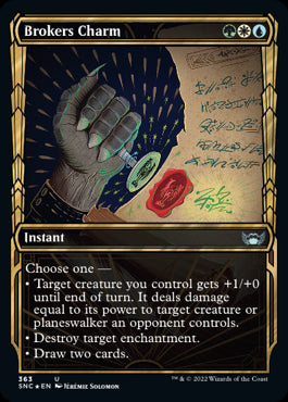 Brokers Charm Showcase Gilded Streets Of New Capenna #363