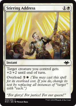 Stirring Address #032 | Modern Horizons MTG Singles