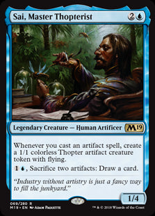 Sai, Master Thopterist MTG Single | Core Set 2019 #069