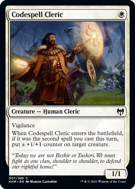 Codespell Cleric #007 MTG Kaldheim Single