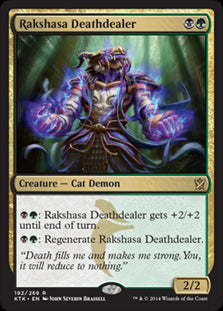 Rakshasa Deathdealer #192 MTG Khans Of Tarkir Single