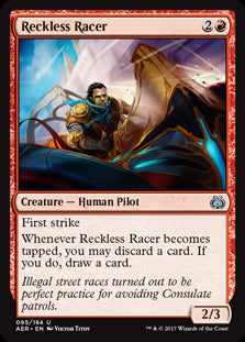 Reckless Racer MTG Aether Revolt #095