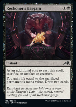 Reckoner's Bargain Kamigawa Neon Dynasty - 120 Non-Foil