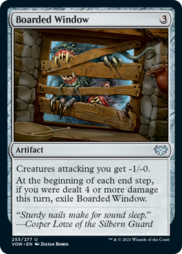 Boarded Window #253 MTG Crimson Vow Single