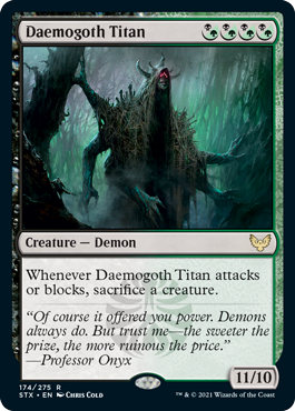 Daemogoth Titan #174 MTG Strixhaven Single