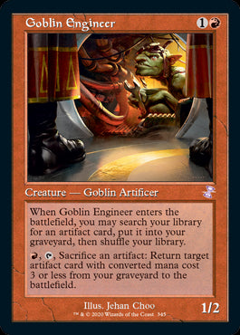 Goblin Engineer #345 Time Spiral Remastered Retro Frame Single