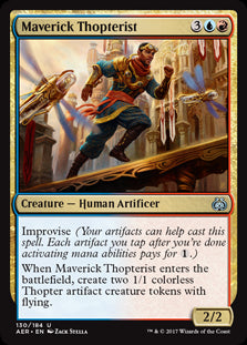 Maverick Thopterist MTG Aether Revolt #130
