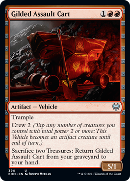 Gilded Assault Cart #390 MTG Kaldheim Single