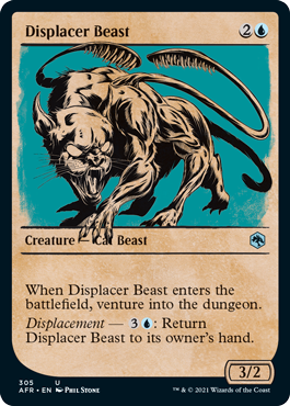 Displacer Beast Rulebook Frame #305 | Adventures in the Forgotten RealmsSingles
