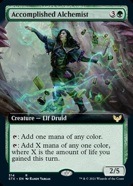 Accomplished Alchemist #314 MTG Strixhaven Extended Art Single