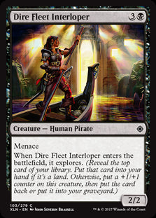 Dire Fleet Interloper MTG Single | Ixalan #103