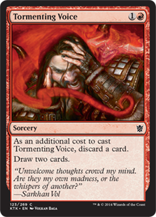 Tormenting Voice #123 MTG Khans Of Tarkir Single