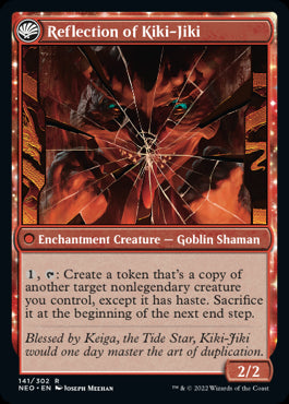 NM MTG Singles Fable of the Mirror-Breaker // Reflection of Kiki-Jiki NEO 141