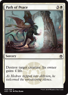 Path of Peace | Magic! The Gathering Masters 25 #029